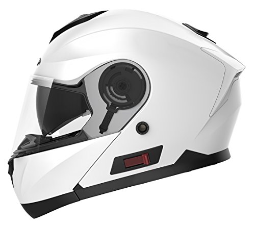 YEMA Casque Moto Intégral Homme Femme YM-850 Homologué ECE 22.06 - Double Visière Anti-Buée Confort Premium