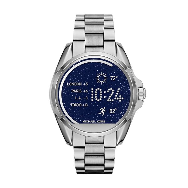 smartwatch michael kors access bradshaw mkt5012 plata
