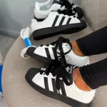 Zapatillas para Dama Adidas Superstar 100% importadas 50% De Descuento, Blanco - Imagen 2