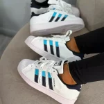 Zapatillas para Dama Adidas Superstar 100% importadas 50% De Descuento, Blanco - Imagen 8