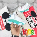 Zapatillas Para Niños Jordan Nike Air 13 Retro 100% Importadas 50% De Descuento,Blanco - Imagen 5