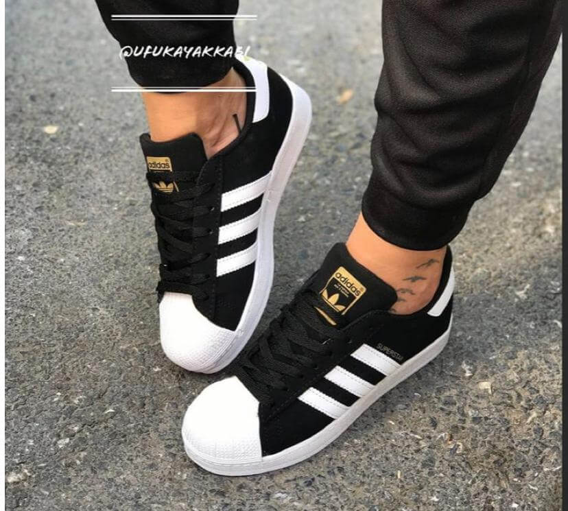 Zapatillas para Dama Adidas Superstar 100% 50% De Descuento, Negro | Zshop Colombia