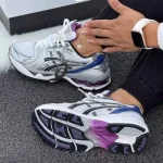 Tenis Zapatillas Asics Gel-NYC Mujer 100% Importadas 50% De Descuento, Azul - Imagen 3