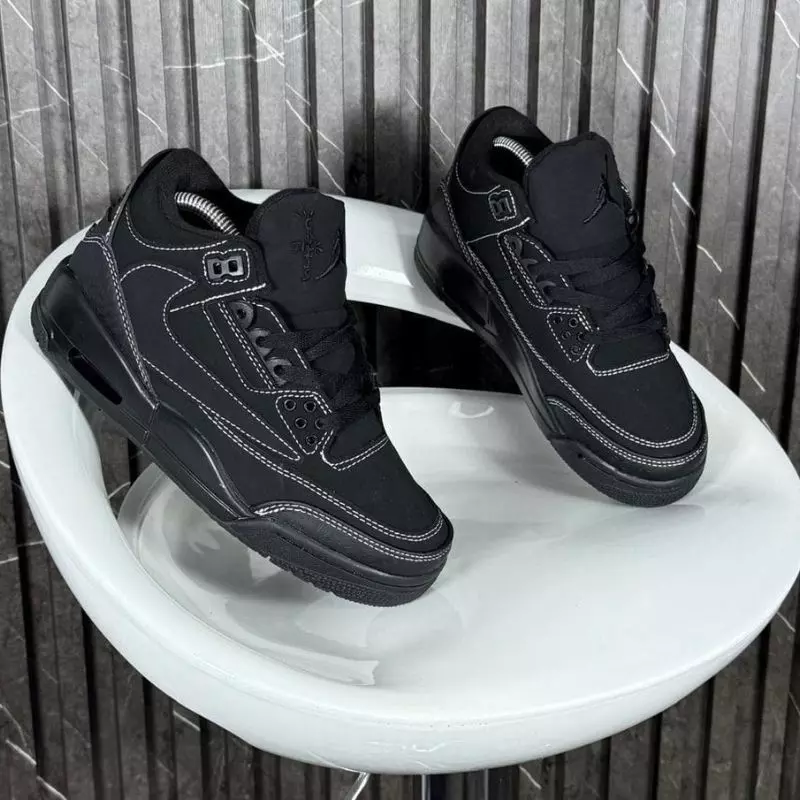 Jordan Retro 3 Travis Hombre Y Mujer 2 Tenis Zapatillas Jordan Retro 3 Travis Unisex Importadas 50% De Descuento - Imagen 2