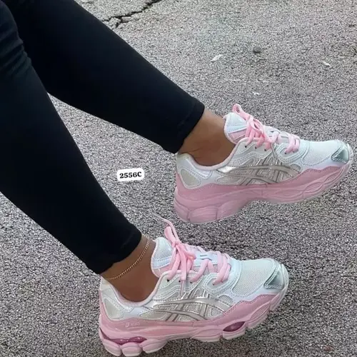 Tenis Zapatillas Asics Mujer 1 Tenis Zapatillas Asics Mujer 100% Importados 50% De Descuento, Negro - Imagen 4