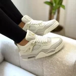 Tenis Zapatillas Jordan Retro 4 Mujer 100% Importadas 50% De Descuento - Imagen 2