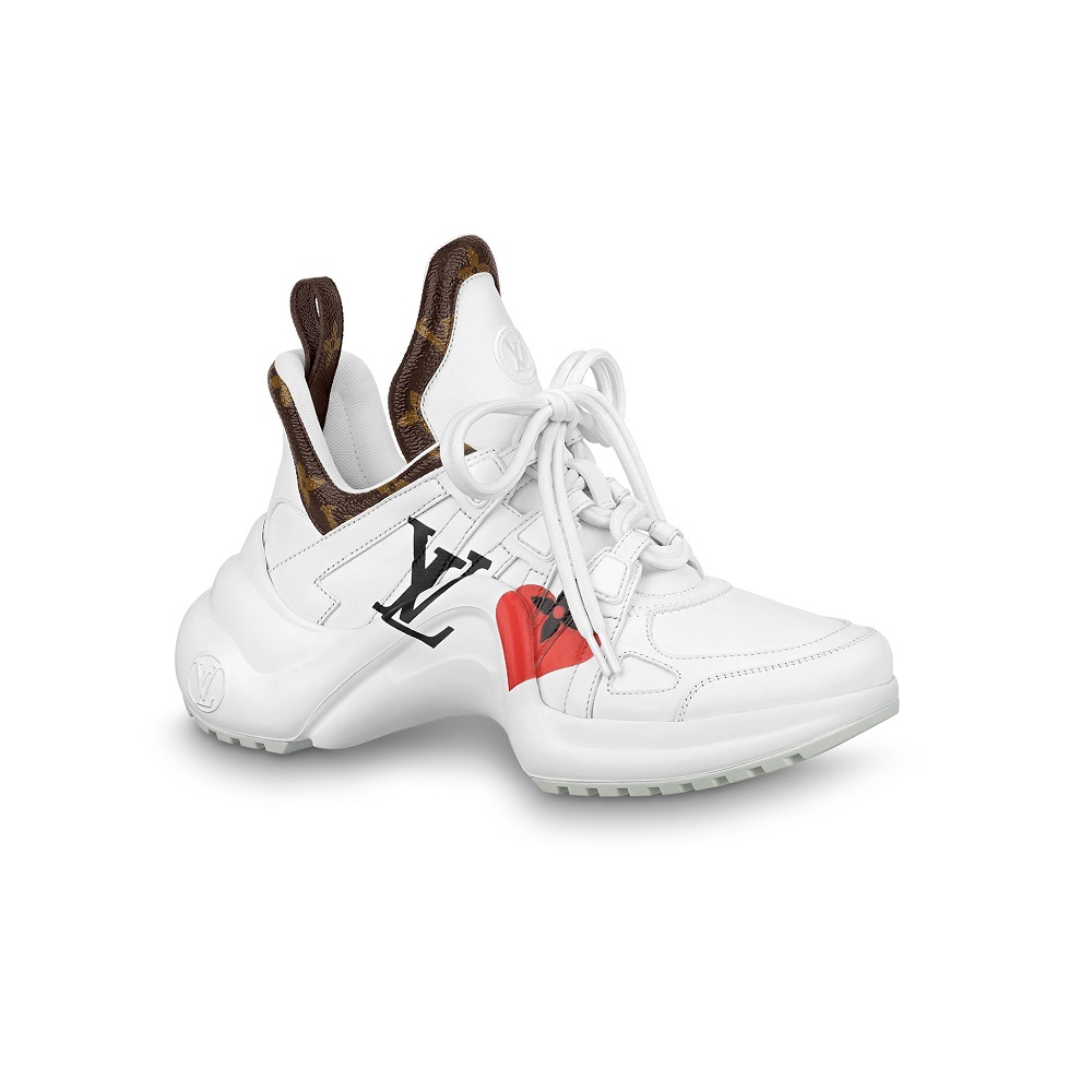Zapatillas Para Mujer Louis Vuitton Game On LV Archlight, Blanco