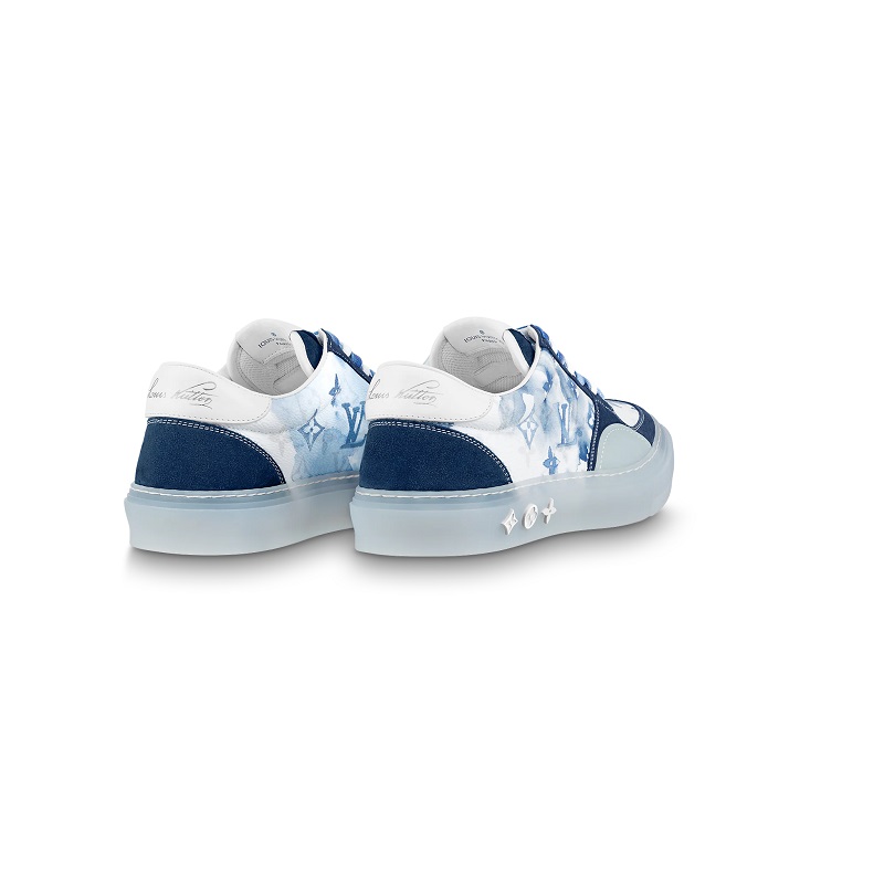 Zapatillas Para Hombre Louis Vuitton Ollie LV Azul