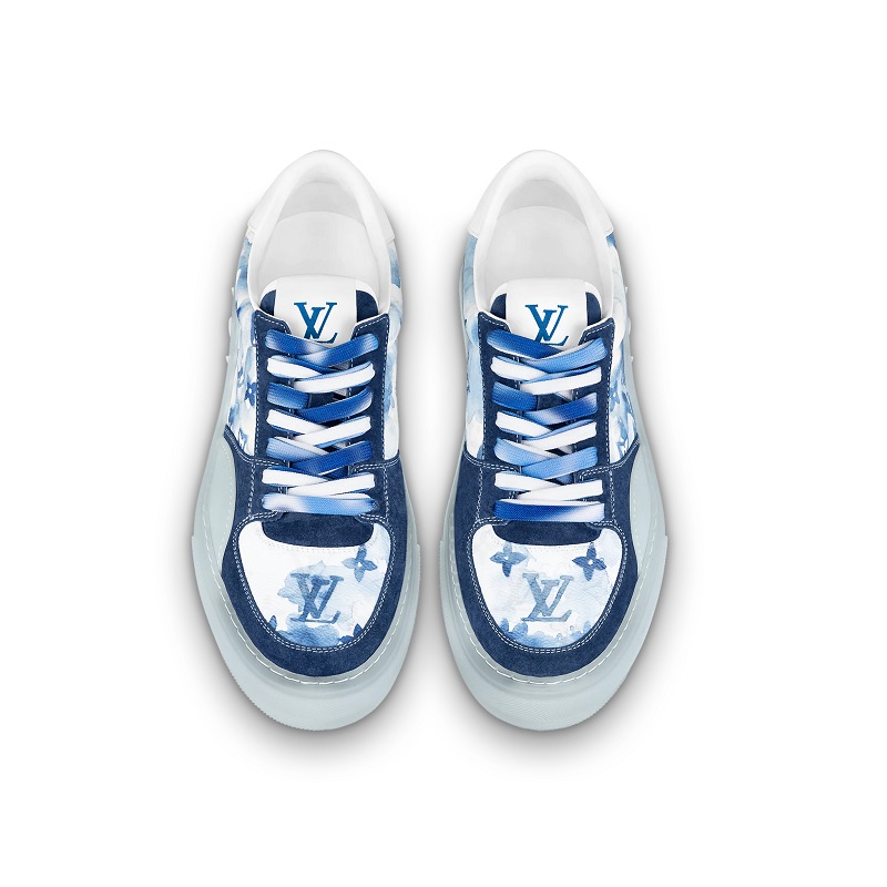 Zapatillas Para Hombre Louis Vuitton Ollie Crash LV Azul