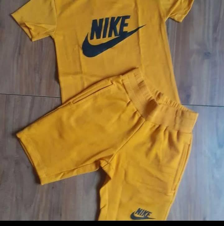 Conjunto Deportivo Para Niños Pantaloneta Burda Algodón Oferta, Amarillo | Zshop Colombia