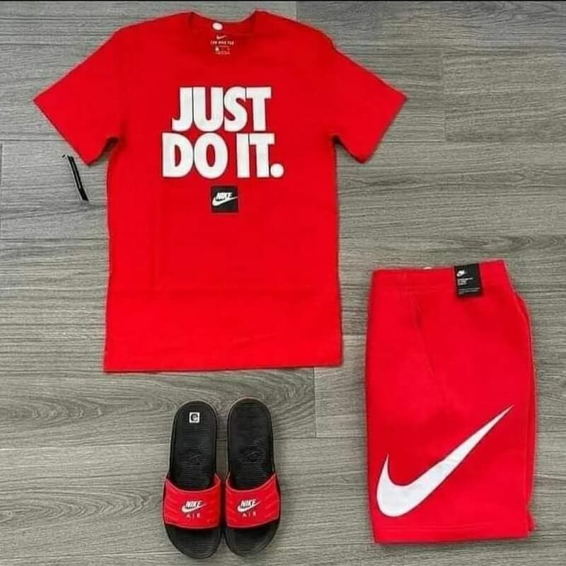 Conjunto Deportivo Para Nino Nike Pantaloneta Oferta Rojo Zshop Colombia