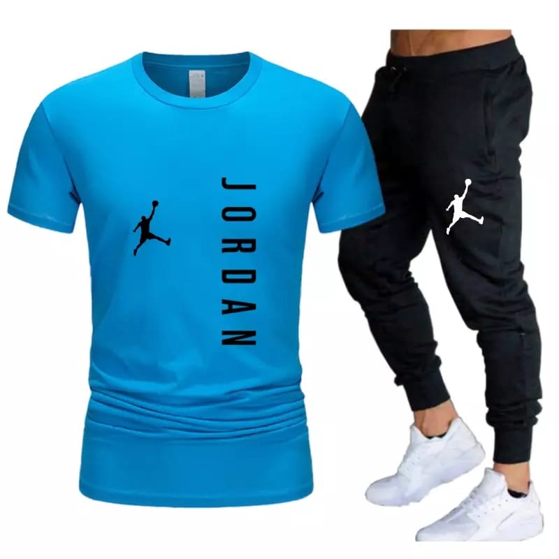 Conjunto Deportivo Para Hombre Jordan Jogger + Camiseta Calidad