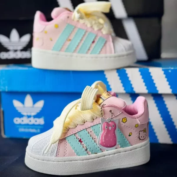 Tenis Zapatillas Para Niños Adidas Superstar 100% Calidad Nacional 18% De Descuento