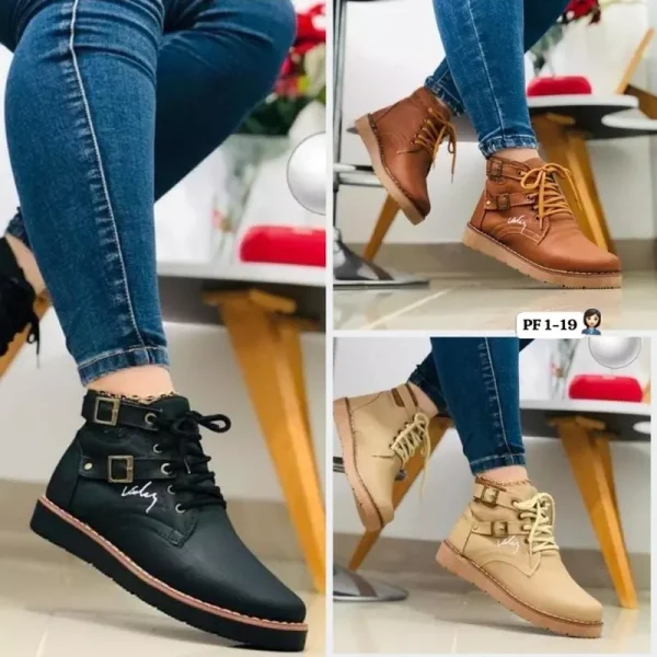 Tenis Zapatillas Para Dama Bota Velez Doble Evilla 100% Calidad Nacional 36% De Descuento
