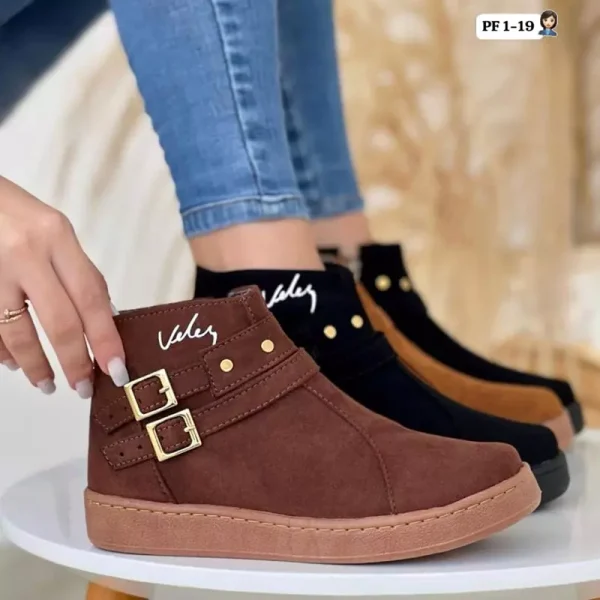 Botines Para Dama Velez Chapa 100% Calidad Nacional 38% De Descuento