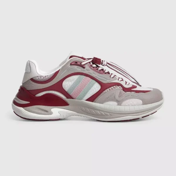 Zapatilla Gucci 2.0 Para Hombre Material Reflectante Con Adorno GG Envió Gratis 50% De Descuento