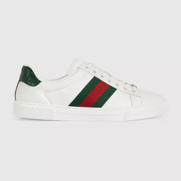 Zapatilla Gucci Ace Con Tribanda Versión Renovada Con Detalles Exclusivos Calidad G5 50% De Descuento