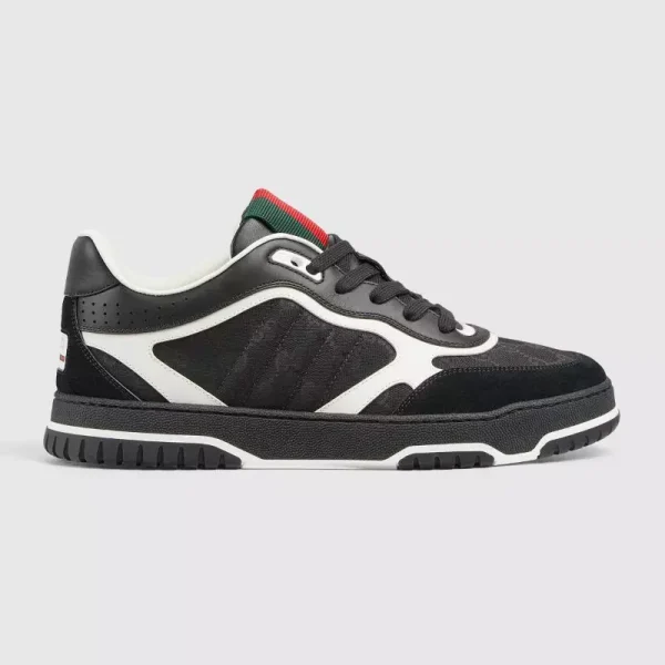 Zapatilla Gucci Re-Web Para Hombre Suela Exterior De Goma Con GG Entrelazada Calidad G5 50% De Descuento
