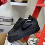 Tenis Zapatillas Nike Air Force Foamposite Max QS Triple Black Metalizada Hombre 100% Importadas 50% De Descuento - Imagen 4