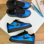 Tenis Zapatillas Nike Air Force Foamposite Max QS Triple Black Metalizada Hombre 100% Importadas 50% De Descuento - Imagen 3