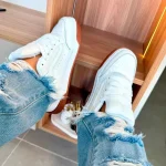 Tenis Zapatillas Vans Hylene Para Dama Cuenta Con Suela De Caucho De Perfil Grueso 100% Importadas 50% De Descuento - Imagen 17