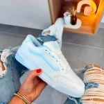 Tenis Zapatillas Vans Hylene Para Dama Cuenta Con Suela De Caucho De Perfil Grueso 100% Importadas 50% De Descuento - Imagen 4
