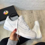 Tenis Zapatillas Vans Hylene Para Dama Cuenta Con Suela De Caucho De Perfil Grueso 100% Importadas 50% De Descuento - Imagen 15