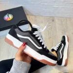 Tenis Zapatillas Vans Hylene Para Dama Cuenta Con Suela De Caucho De Perfil Grueso 100% Importadas 50% De Descuento - Imagen 8