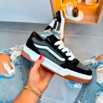 Tenis Zapatillas Vans Hylene Para Dama Cuenta Con Suela De Caucho De Perfil Grueso 100% Importadas 50% De Descuento - Imagen 14